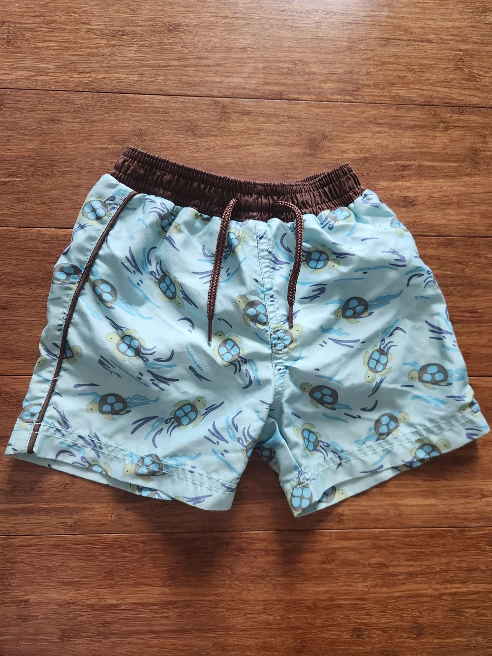 Gymboree Baby Boys Turtle Swim Trunks With Lining, 12-18 Months